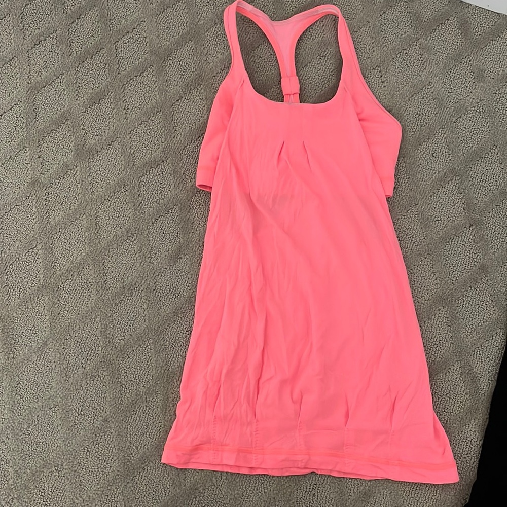 Lulu Lemon Neon Coral tank